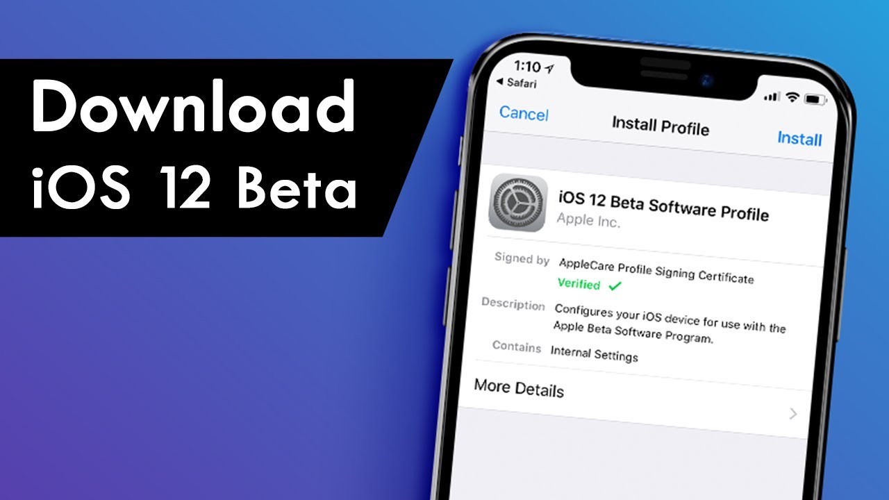 Download iOS Developer 12 Beta