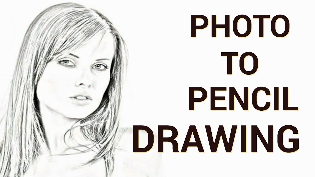 Turning Your Photos into Drawings with Photoshop - Photos to pencil